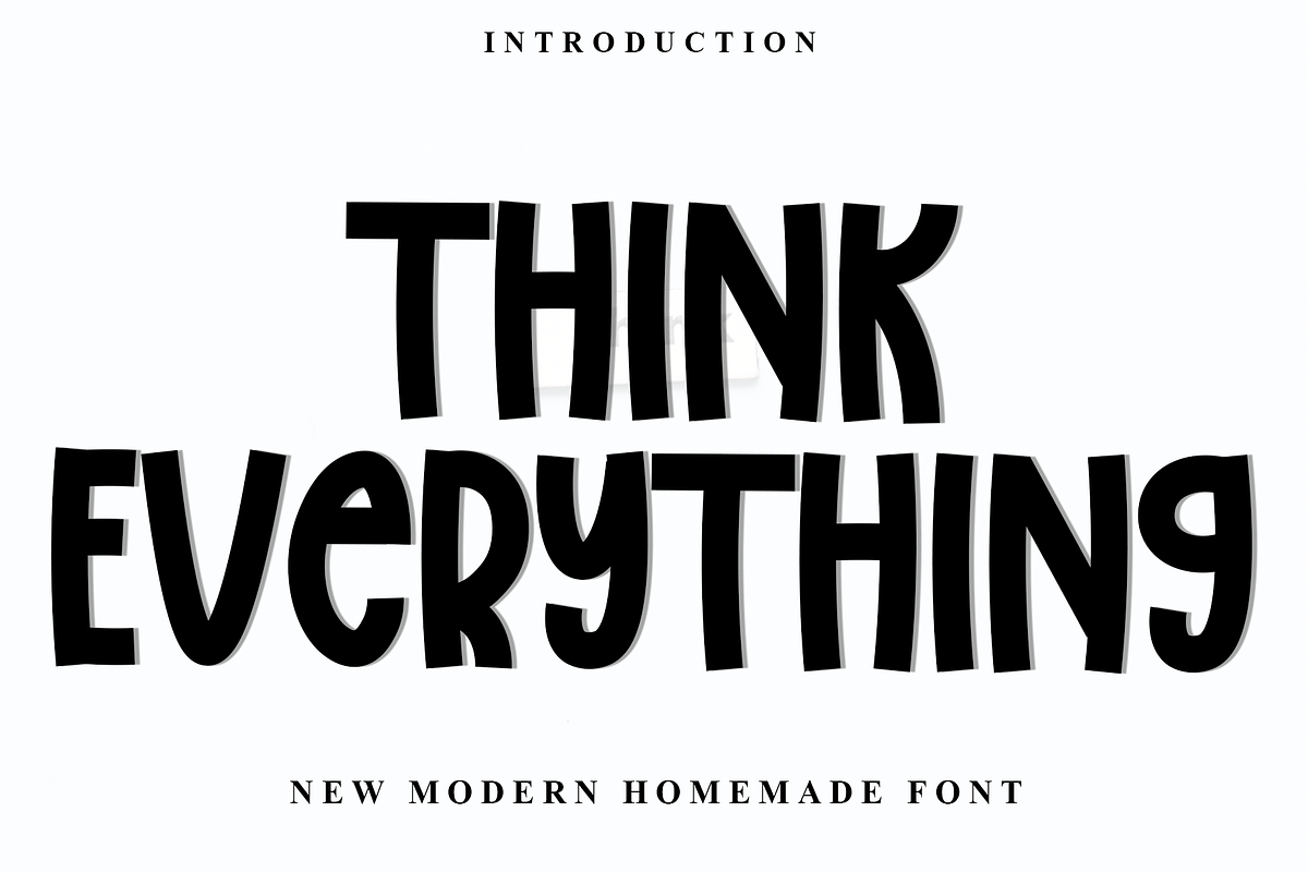 Think everything, a Serif Font by InermediaSTUDIO (Photo 1 of 8)
