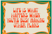 Bacesy Psychedelic Font, a Font by Authentic Studio (Thumbnail 3 of 4)