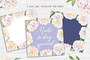 White Peonies-Watercolor Set, a Decorative Illustration by Irina Diasli (Thumbnail 5 of 10)