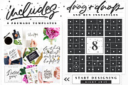 InstaTiles 2.0 for Photoshop + DEMO, a Social Media Template by Pink Coffie (Thumbnail 4 of 5)