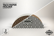Paper Taco Holder Packaging Mockup, a Product Mockup by INCDesign (Thumbnail 5 of 8)