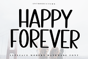Happy Forever, a Sans Serif Font by InermediaSTUDIO (Thumbnail 1 of 7)