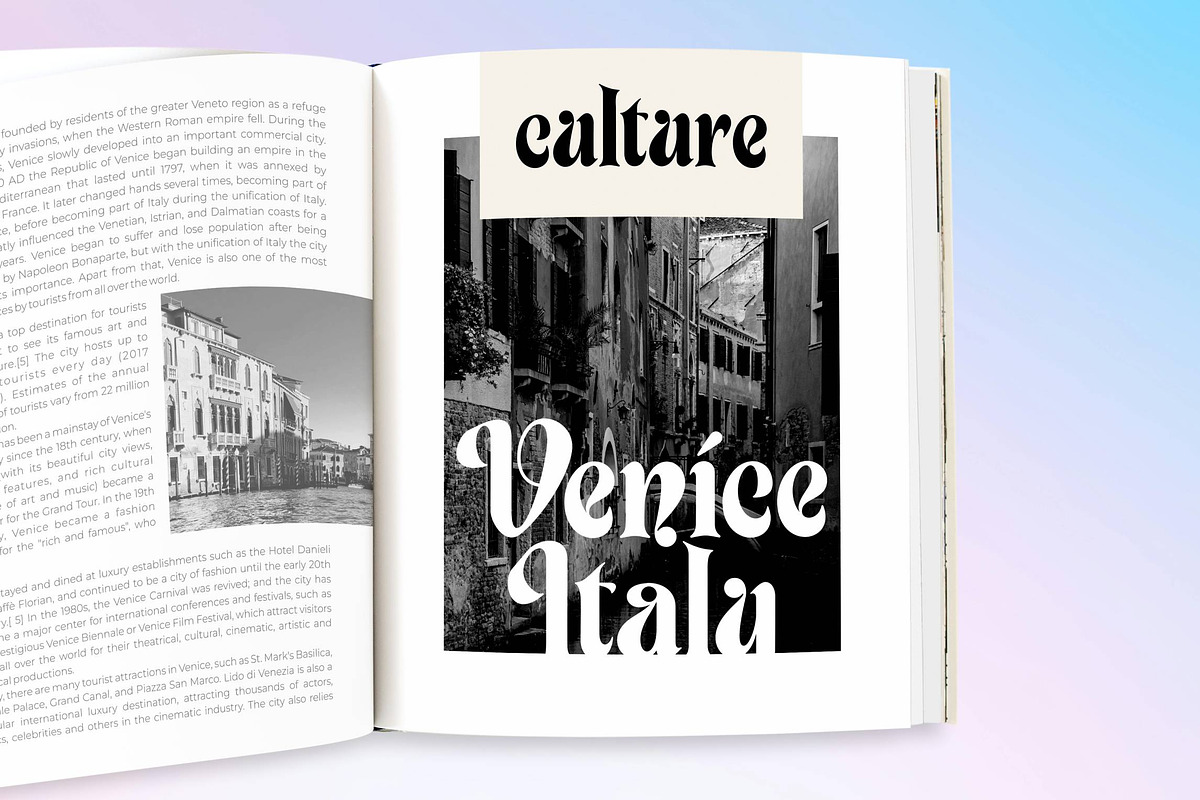 Guthen Delima - Display Typeface, a Symbol Font by ErgibiStudio (Photo 5 of 10)