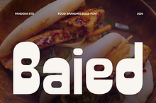 Baied - Food Branding Bold Font