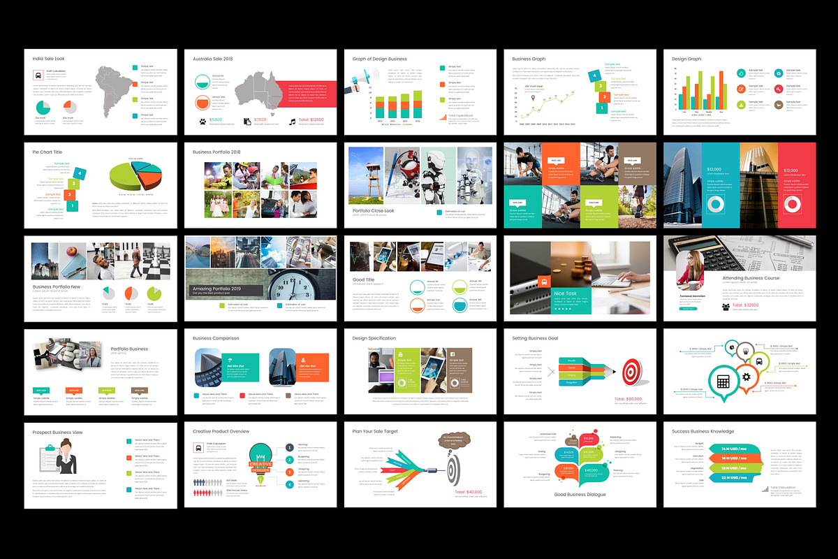Majestik Presentation Template, a Presentation Template by GreenDesign (Photo 3 of 5)