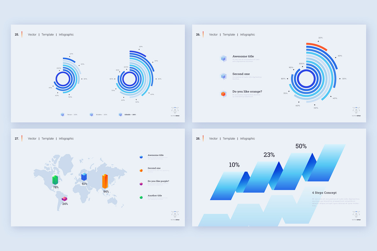 Premium Quality Vector Infographics, a Presentation Template by Alexey Yarkin (Photo 10 of 34)