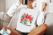 Boho Floral Teacher Png, a Seasonal Illustration by Daily.Designs (Thumbnail 4 of 5)