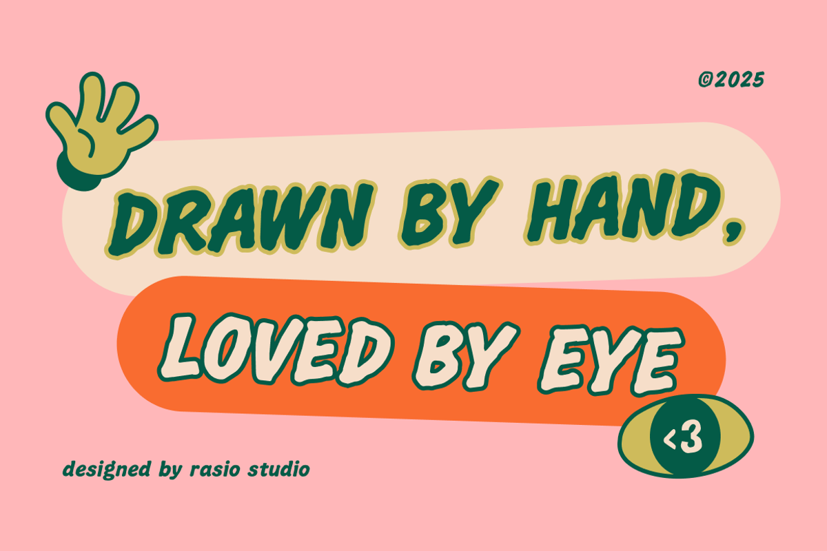 Ink Mokarino Hand Painted Sans Font, a Sans Serif Font by Rasio Studio (Photo 3 of 7)