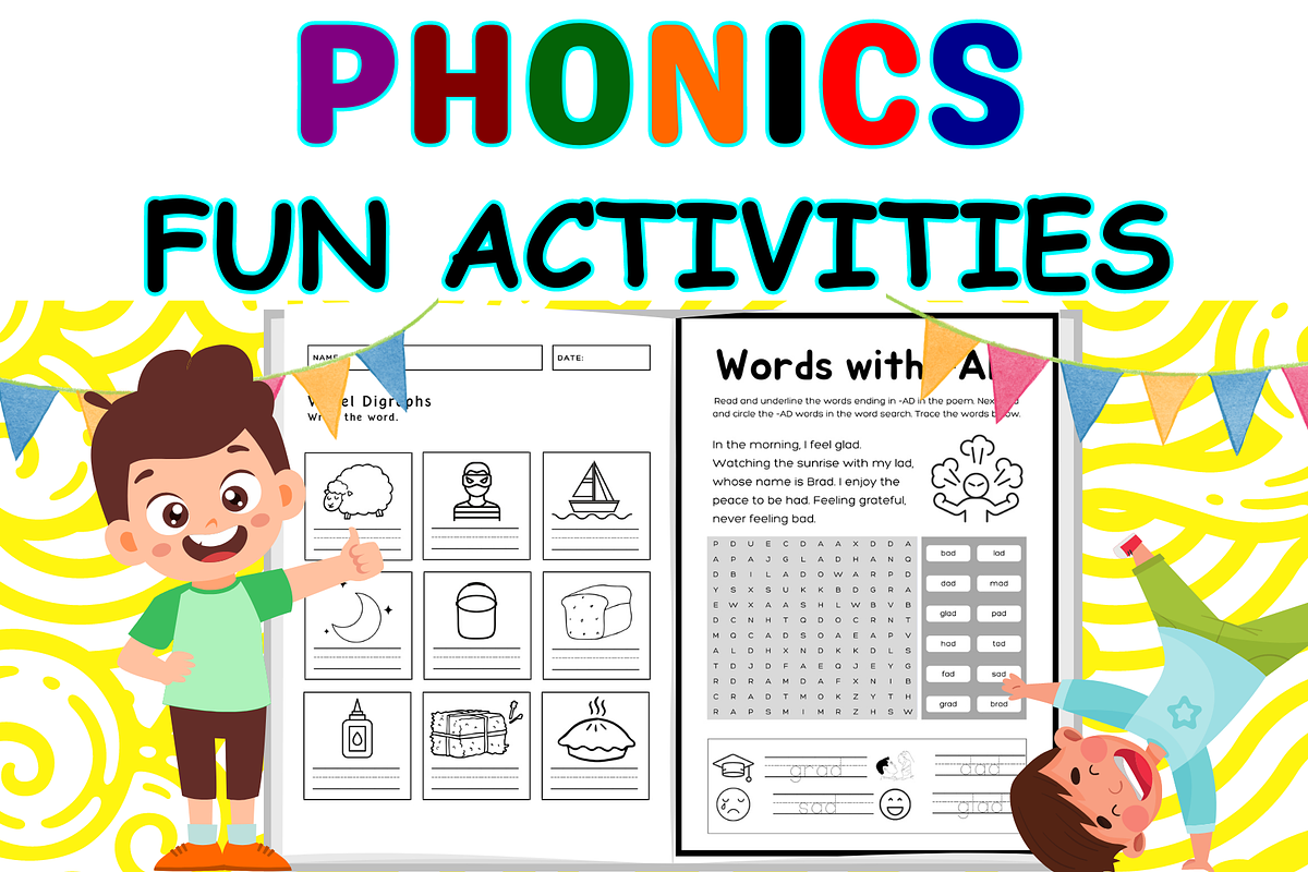Phonics Activities | Phonics Rules, a Templates & Theme by Premium Digital Templates (Photo 2 of 3)