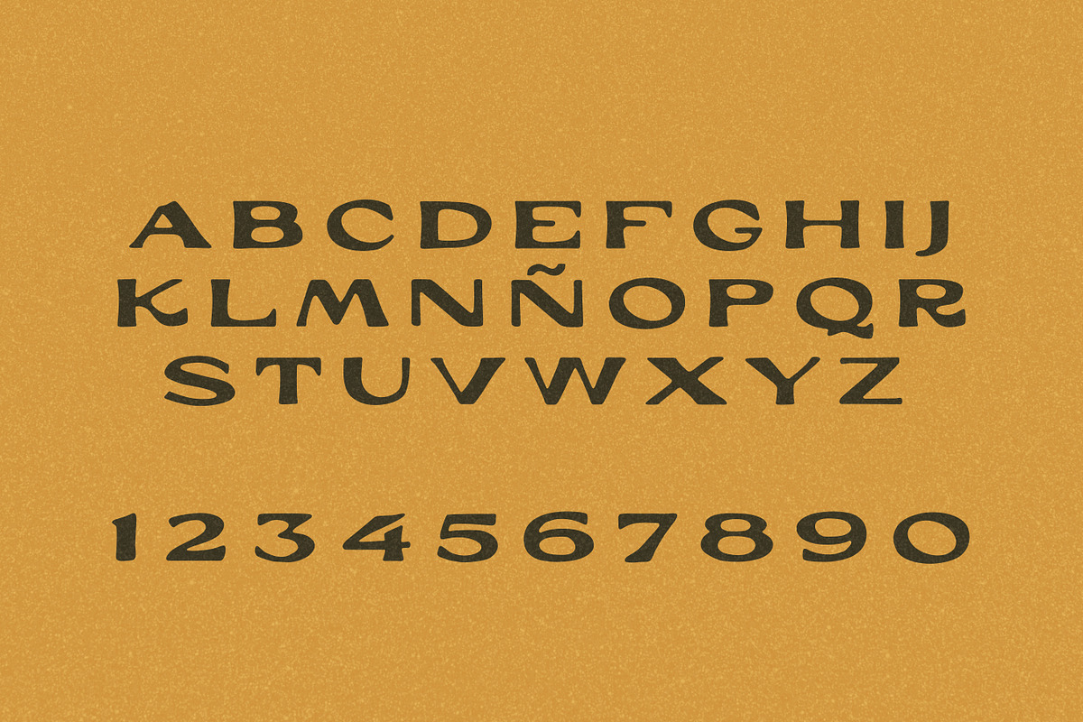 Tropera - Vintage handmade font