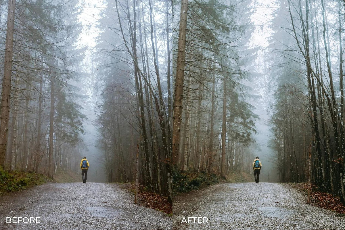 5 GREEN HIKING LIGHTROOM PRESETS, an Action Add-On by Emma Kate Creative (Photo 8 of 10)