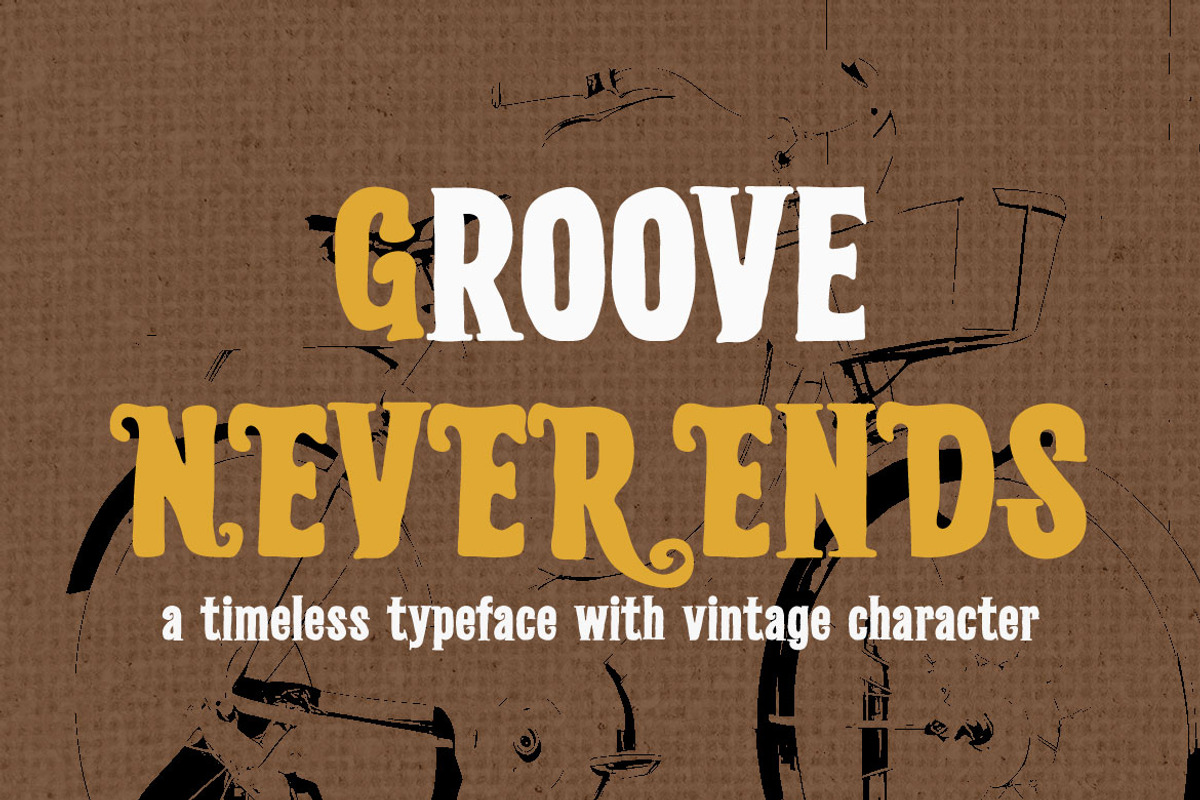 Quick Tail Display - Bold Retro, a Serif Font by Muflieart (Photo 3 of 8)