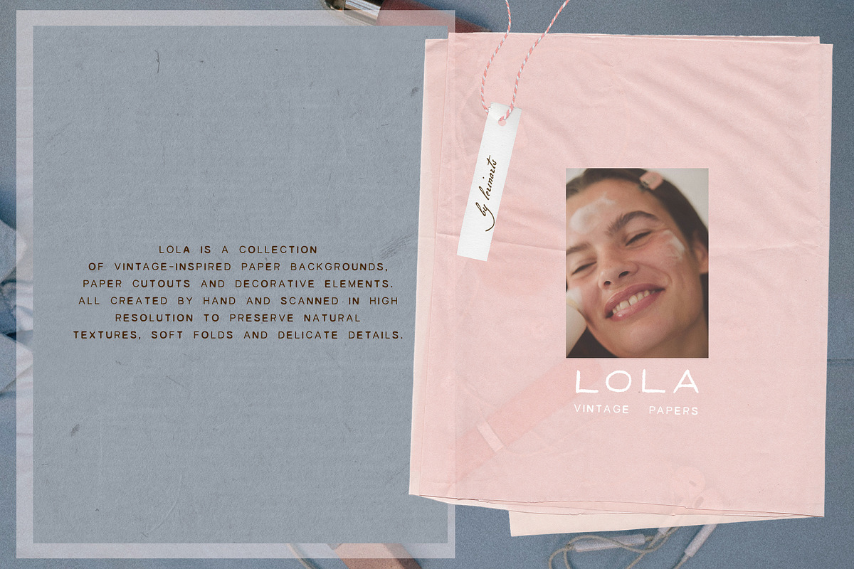 LOLA: Vintage Papers Pack, an Object Graphic by lerinartstudio (Photo 2 of 11)
