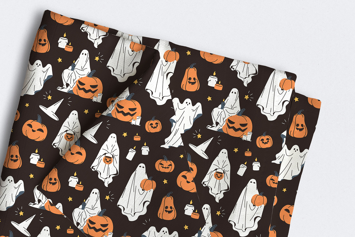 Happy Halloween, seamless patterns, a Pattern Graphic by Good Studio (Photo 11 of 11)