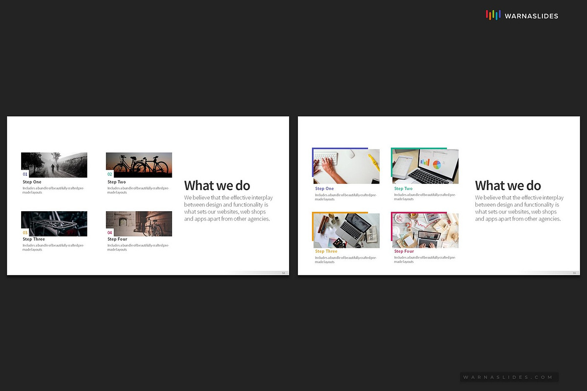 4 Bullet Points PowerPoint Templates, a Presentation Template by Warna Works (Photo 11 of 24)