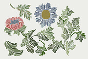 134 Art Nouveau Floral PNG SVG, a Decorative Illustration by Anada Arty (Thumbnail 2 of 11)