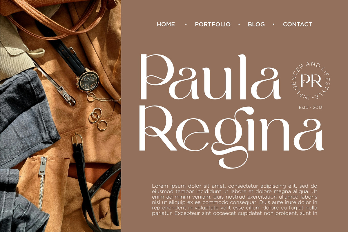 Mestika - Elegant Display Font, a Serif Font by Keithzo (Photo 6 of 11)