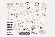 Sporty Halloween clipart set, a Sport Illustration by @olga.angelloz (Thumbnail 2 of 2)