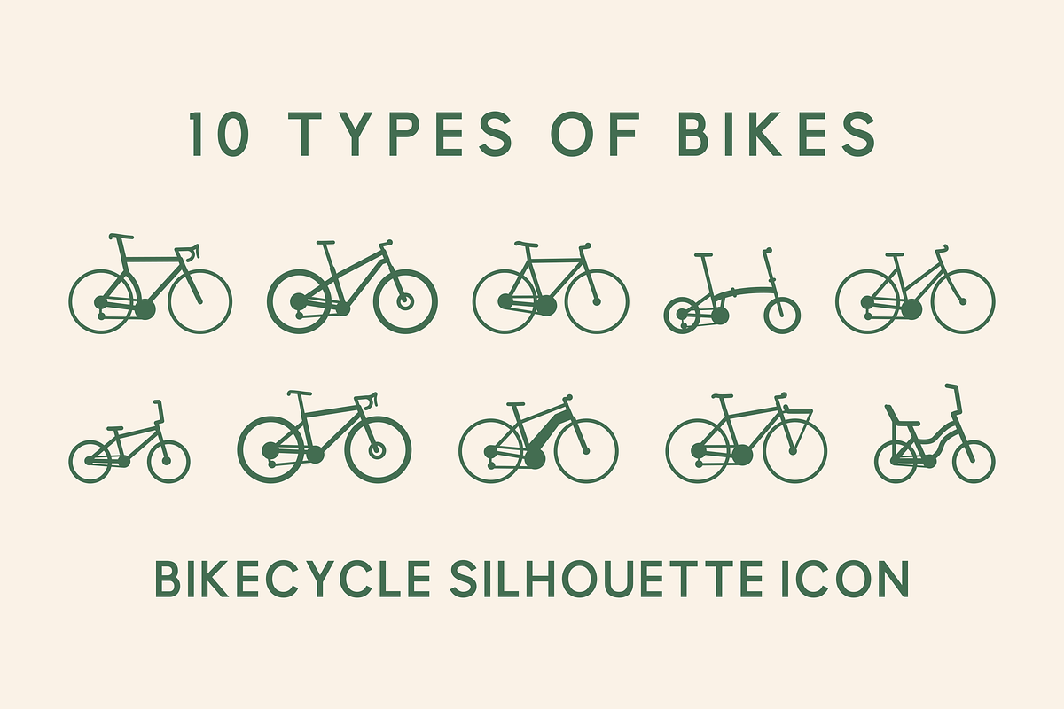 Bike Types Icons, an Icon by Zakazis (Photo 2 of 3)