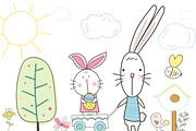 Cheerful Little Bunny, a Brush Add-On by Sense Library (Thumbnail 5 of 7)