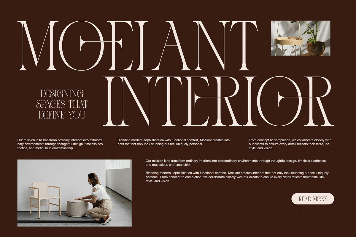 Mordo Elegant Modern Serif Font, a Serif Font by Graphicxell (Photo 3 of 8)