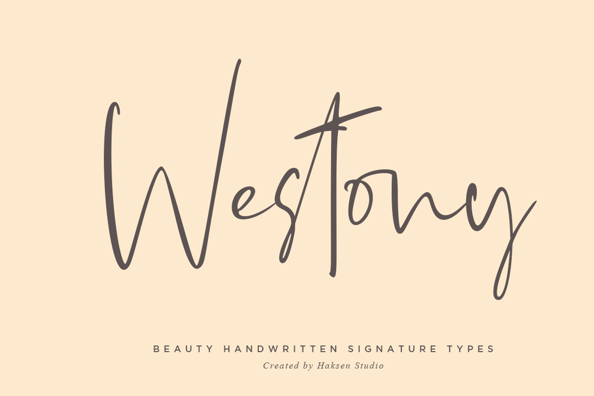 Westony Signature Script