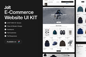 Jolt - E-Commerce Website UI KIT