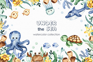 Under The Sea Watercolor Collection