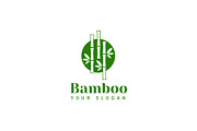 Bamboo Eco House Nature Logo Set, a Branding & Logo Template by Dyn Studio (Thumbnail 3 of 6)