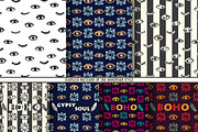 Seamless eye patterns, a Pattern Graphic by Dasha_D (Thumbnail 5 of 5)