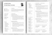 Resume/CV - The Jordan, a Resume Template by CreativeLandStudio (Thumbnail 4 of 9)