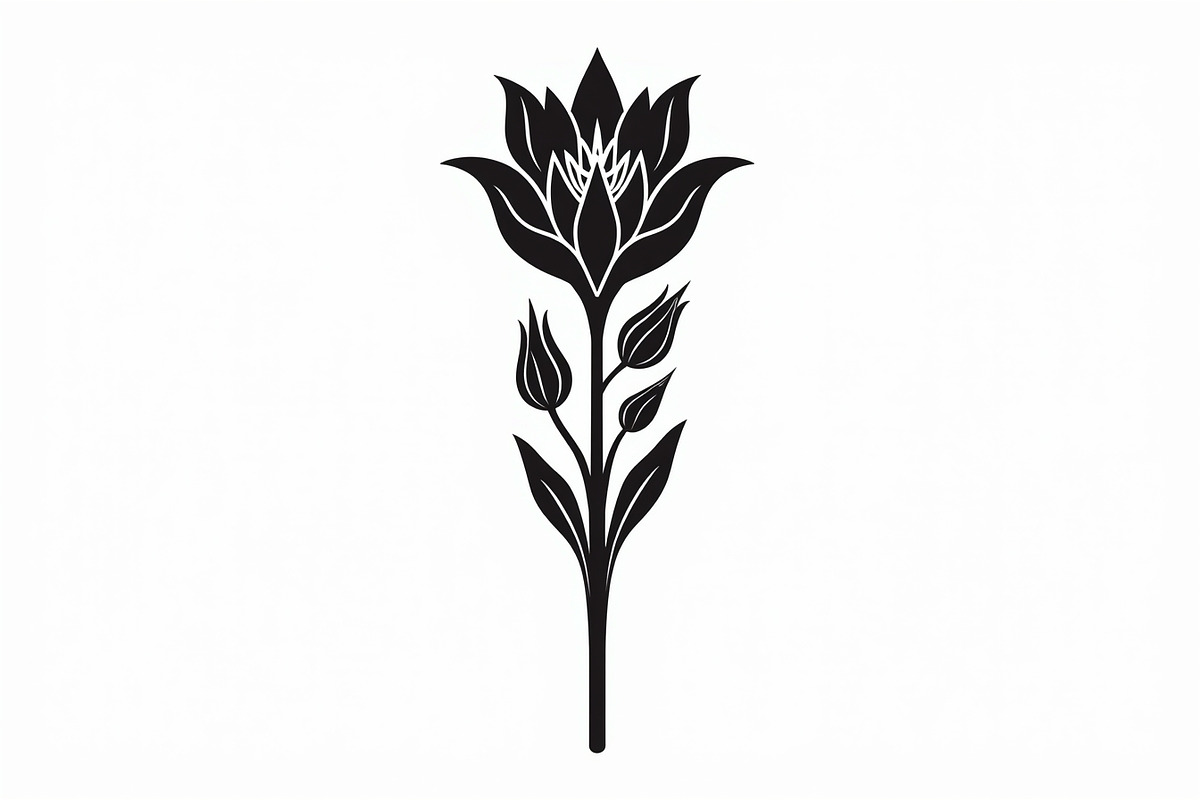 Simple Botanical Silhouettes, an Illustration by Gaye Art (Photo 5 of 21)