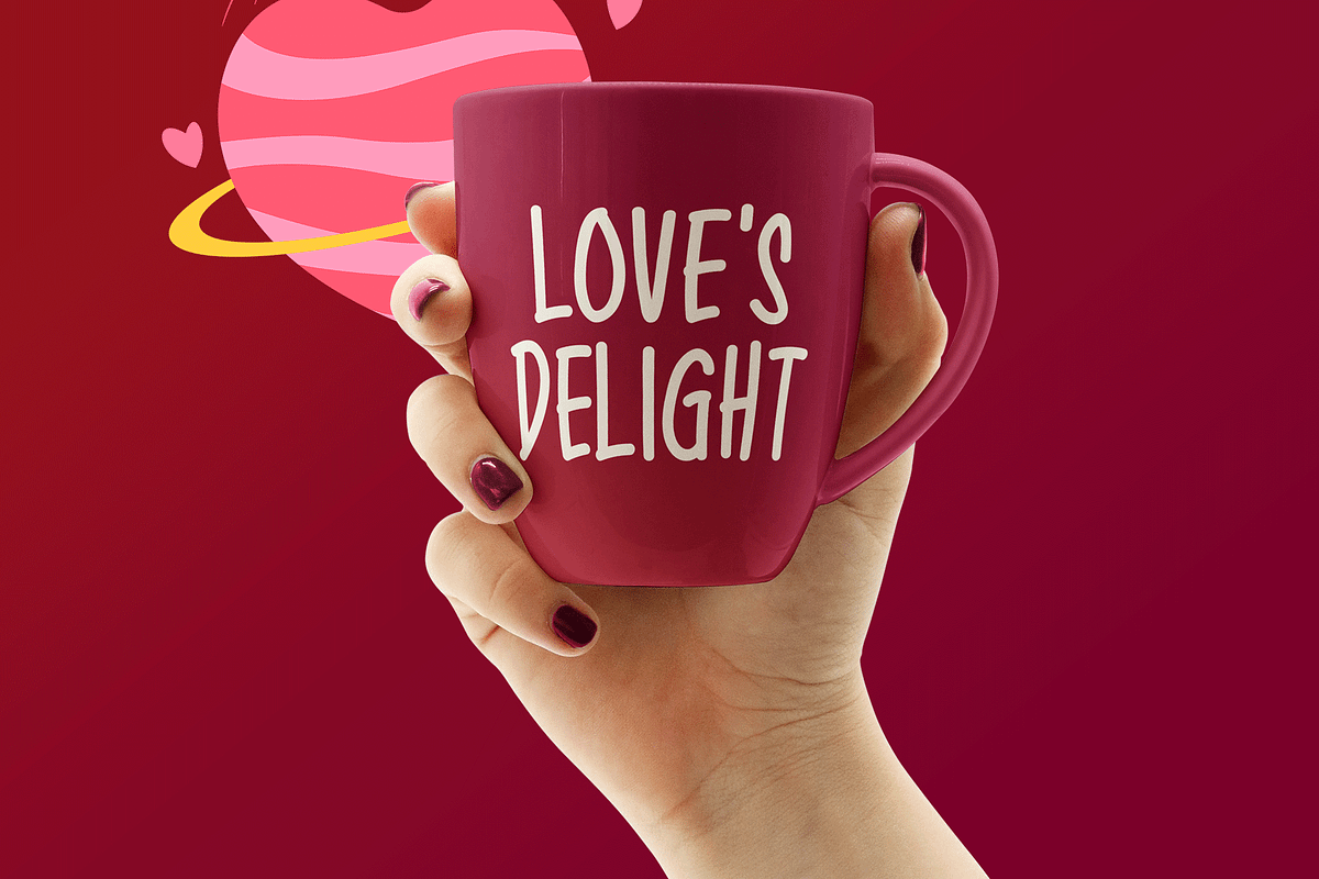 Thinking With Love Typeface, a Handwritten Font by Seemly Fonts (Photo 3 of 6)