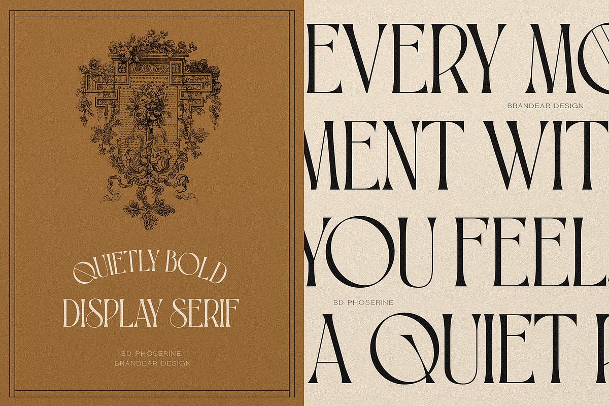 BD PHOSERINÉ | Display Serif, a Serif Font by Brandear Design (Photo 19 of 23)