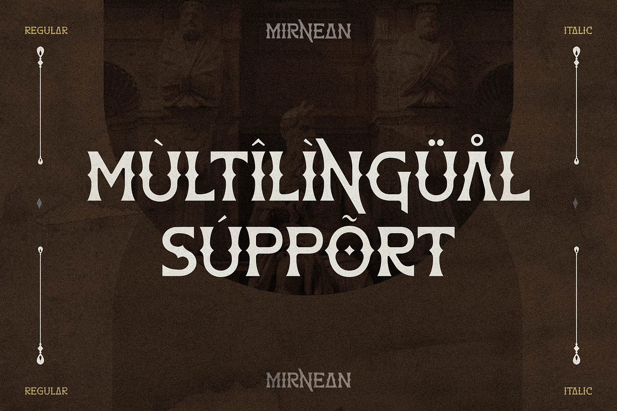 Mirnean Display Typeface Font, a Sans Serif Font by Storytype Studio (Photo 11 of 15)
