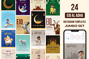 Eid-al-Adha Post & Story Pack-Canva, a Social Media Template by Allies Interactive (Thumbnail 2 of 4)