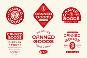 Canned Goods Font Family, a Font by Brethrendesignco (Thumbnail 4 of 4)