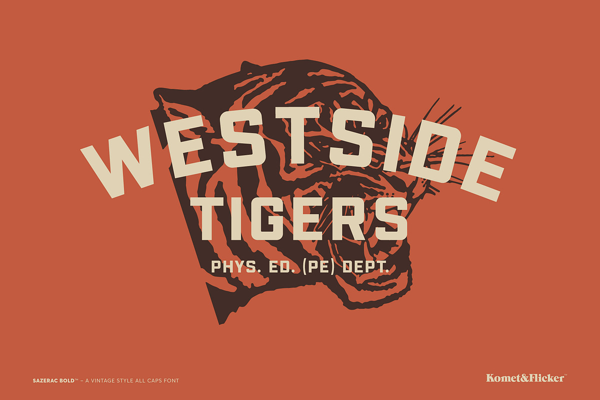 The Vintage Style Three Font Bundle, a Serif Font by Komet & Flicker (Photo 4 of 15)