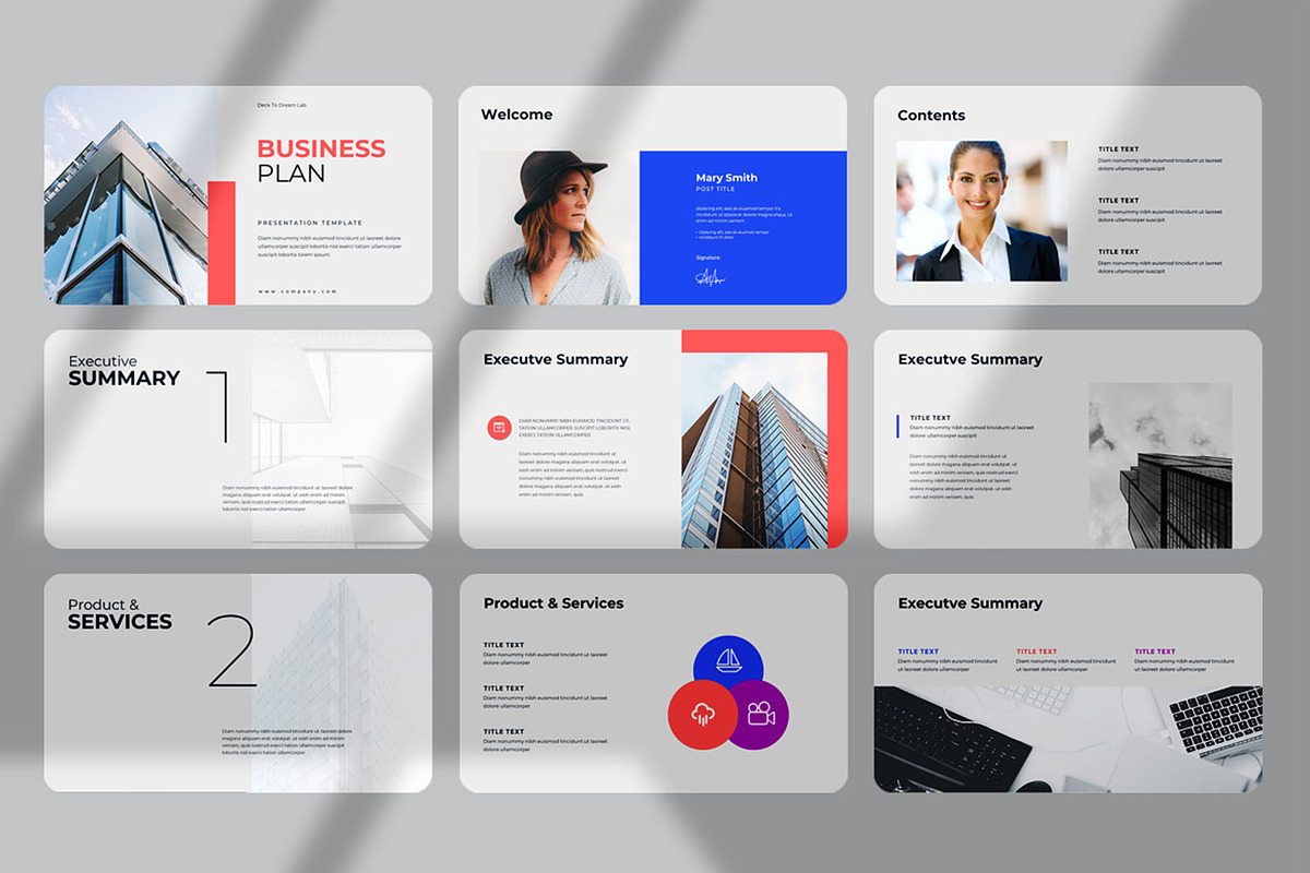 Business Plan Presentation Template, a Templates & Theme by Dream-Lab (Photo 2 of 12)
