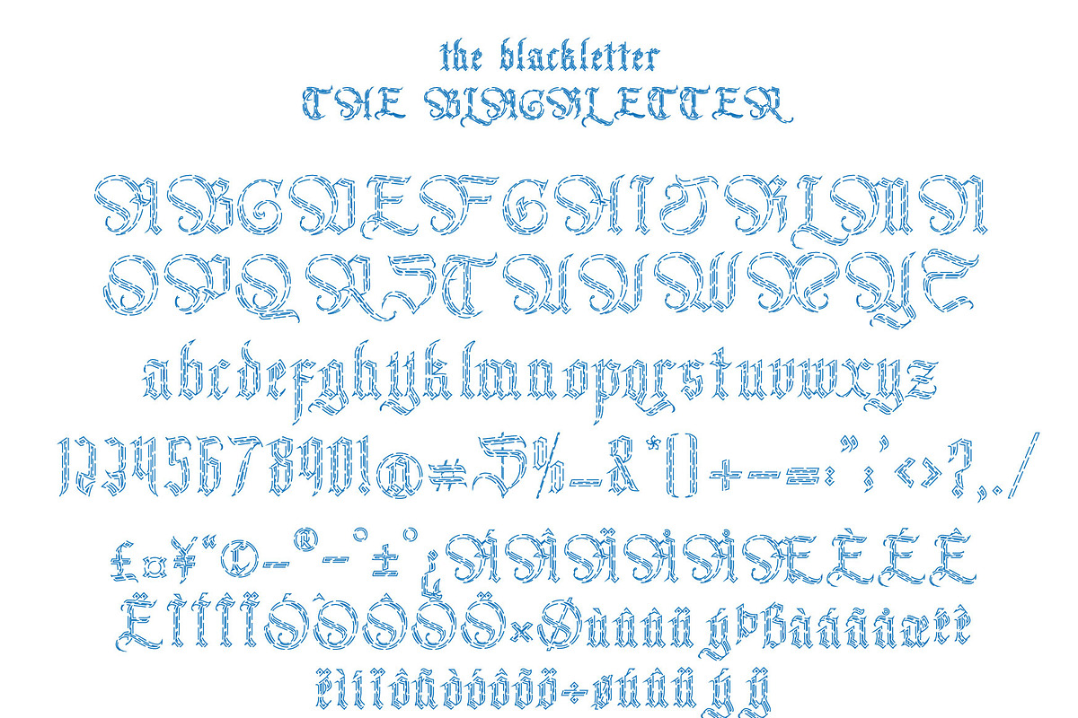 Fraktur Society, a Blackletter Font by cromatixclassroom (Photo 4 of 9)