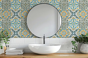 Azulejos watercolor tiles & Patterns, a Pattern Graphic by Jenny Quince (Thumbnail 6 of 12)