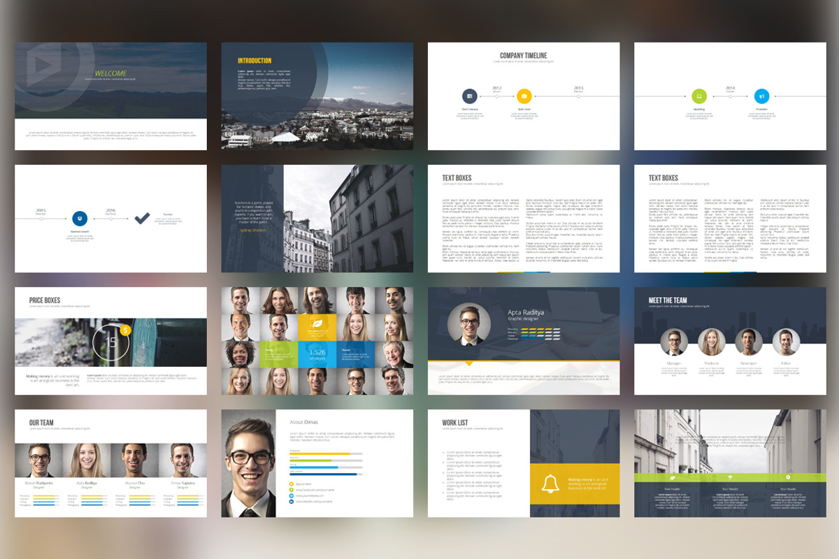 TOP 10 Most Sold PowerPoint Bundle, a Presentation Template by ...