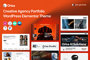 Orisa - Agency Portfolio WP Theme, a WordPress Template by AliThemes (Thumbnail 1 of 2)