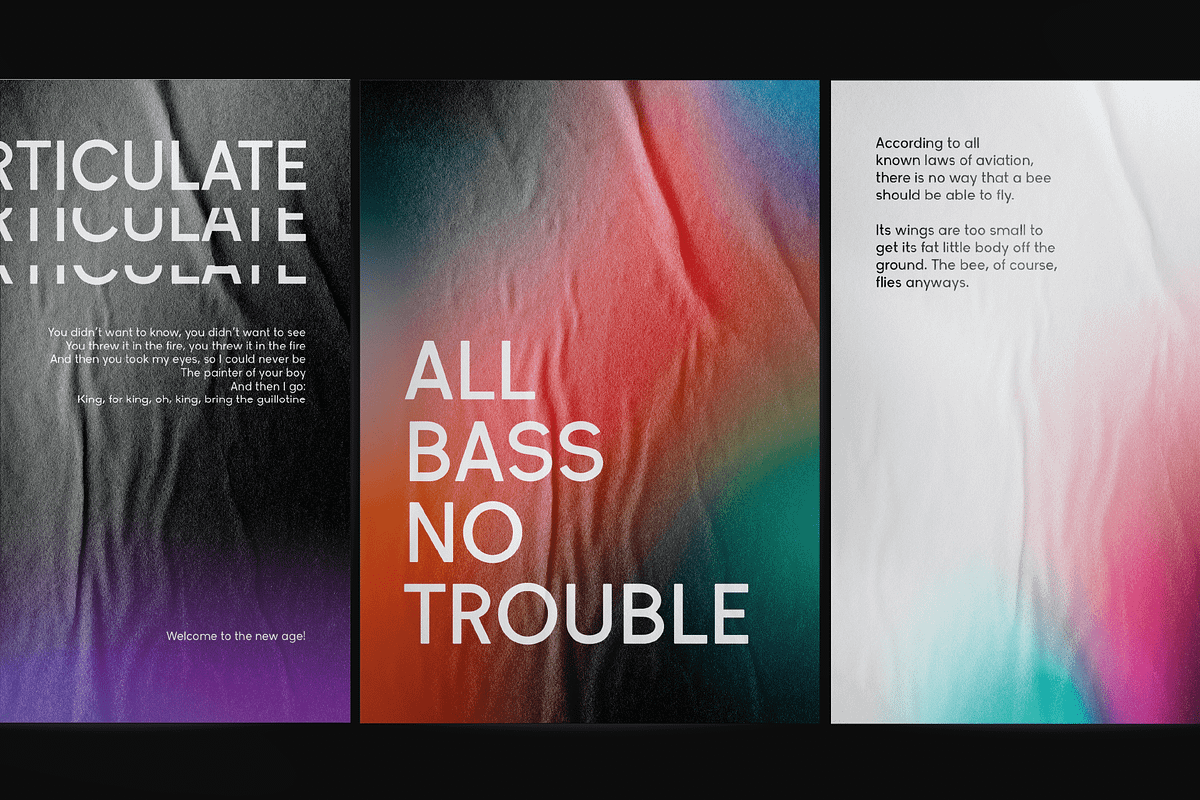 Silience | Sans Serif Font, a Sans Serif Font by Obscure Shop (Photo 6 of 7)
