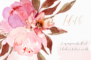Lilith. Watercolour flowers, a Texture Illustration by LABFcreations (Thumbnail 3 of 8)