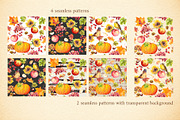 Autumn Thanksgiving Clipart PNG, a Seasonal Illustration by Where summer is (Thumbnail 7 of 12)