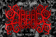 Dread Death Metal Font, a Blackletter Font by Fonday Studio (Thumbnail 1 of 11)