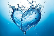 Water Hearts. 23 images, a Food Illustration by Handmadefont (Thumbnail 6 of 10)