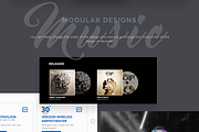 City Band - Music Band OnePage PSD, a Landing Page Template by IB (Thumbnail 2 of 5)