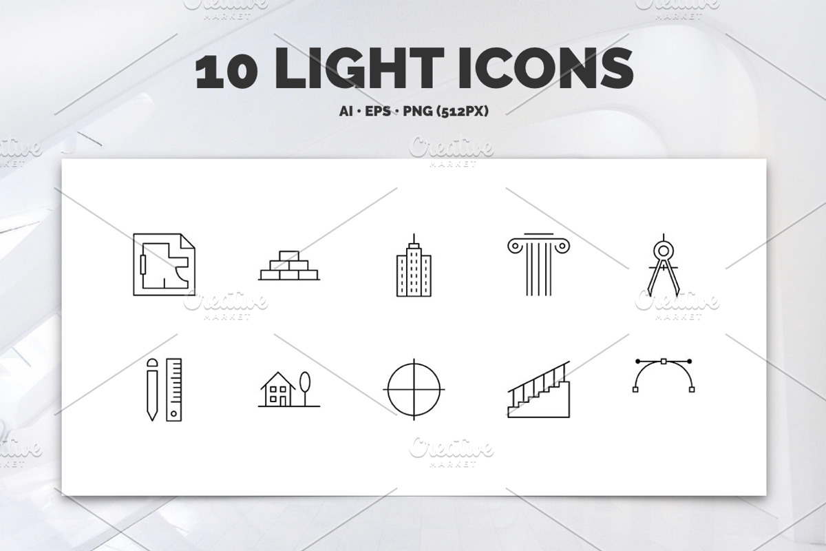Premium »Architecture« Icons, an Icon by IconUncle (Photo 4 of 4)